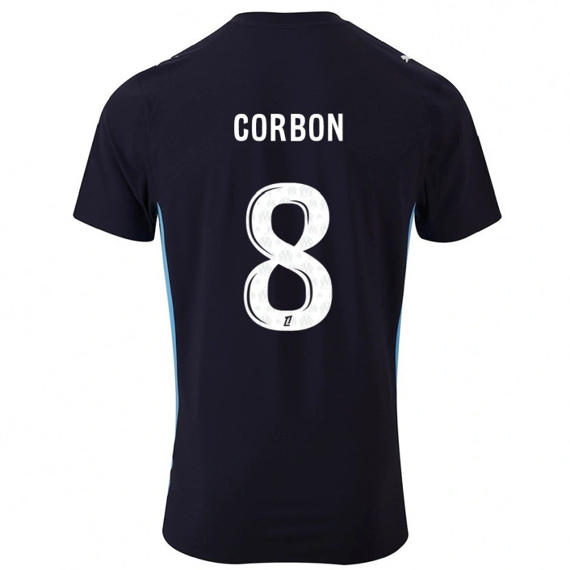 Danxen Dámské Max Corbon #8 Černá Nebesky Modrá Daleko Hráčské Dresy 2025/26 Dres