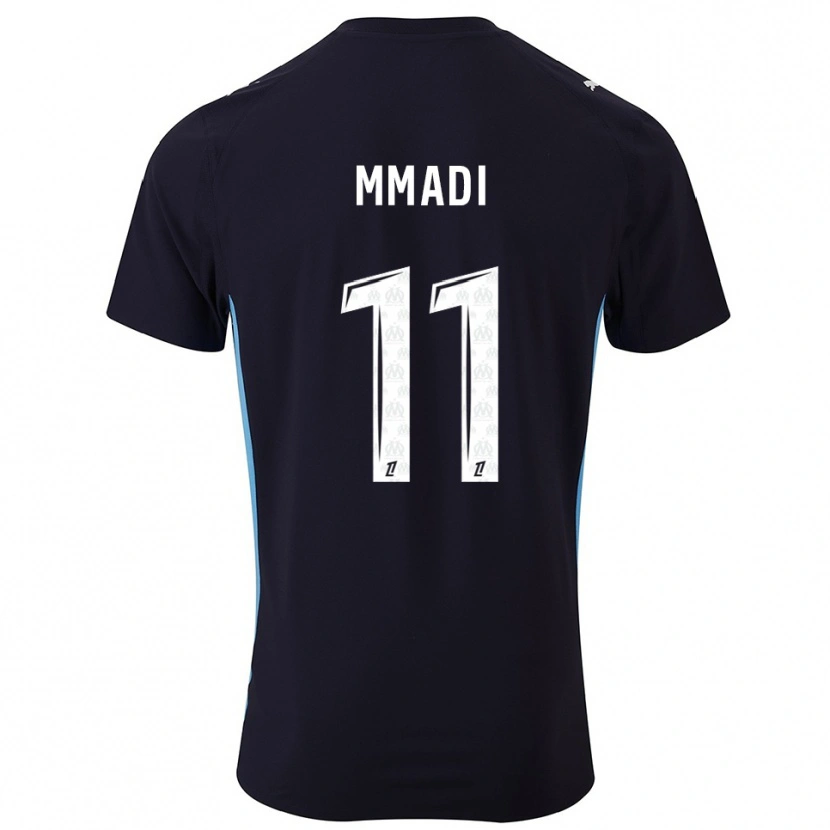 Danxen Dámské Tadjidine Mmadi #11 Černá Nebesky Modrá Daleko Hráčské Dresy 2025/26 Dres