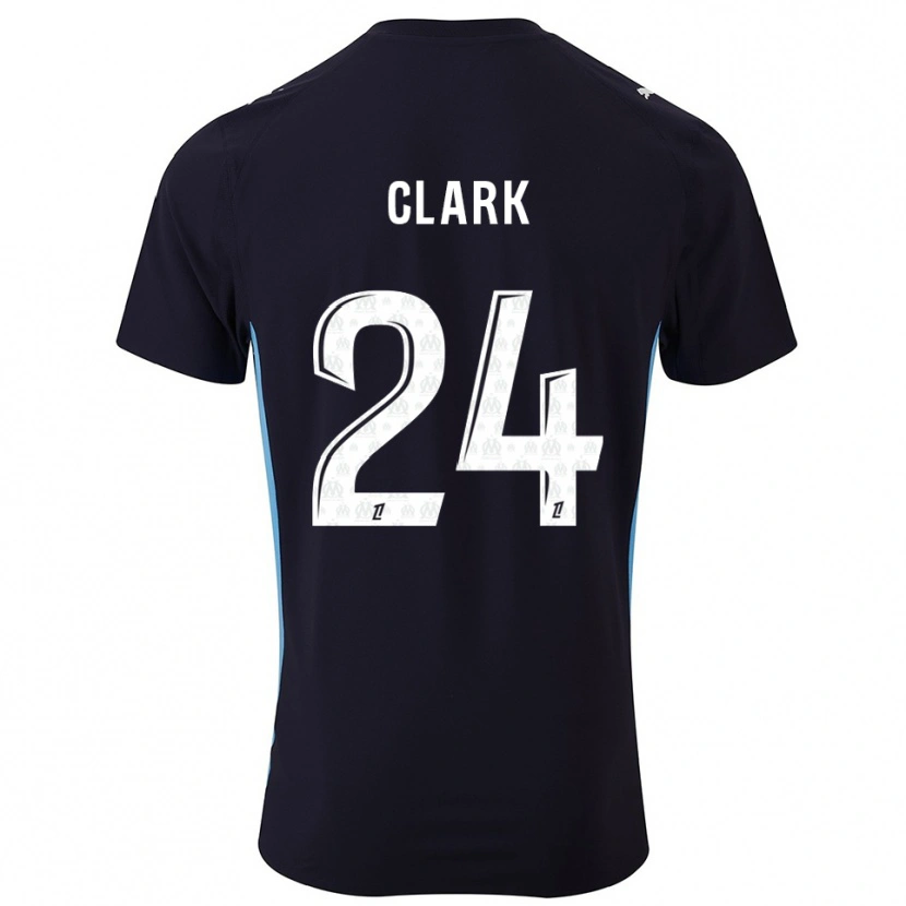 Danxen Dámské Ashley Clark #24 Černá Nebesky Modrá Daleko Hráčské Dresy 2025/26 Dres
