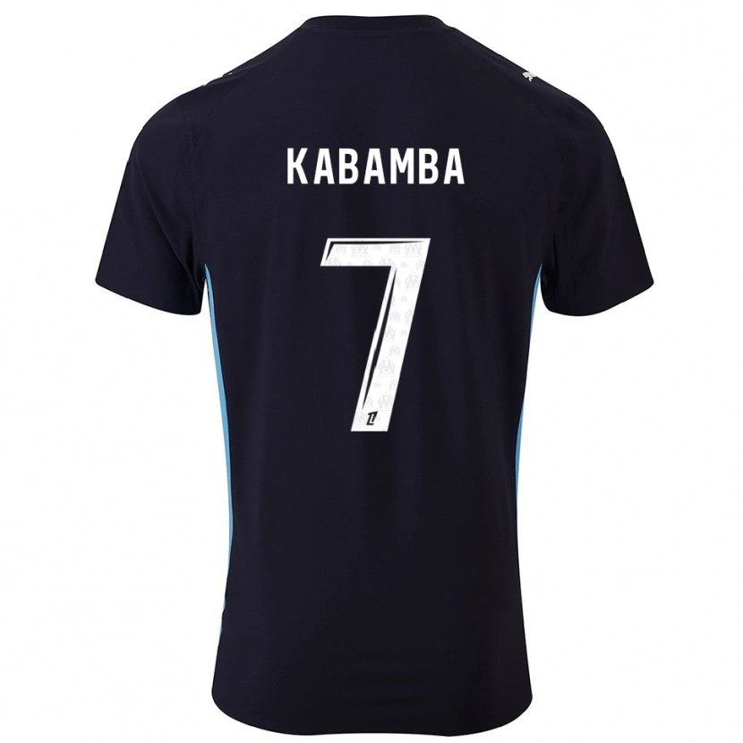 Danxen Dámské Alexis Kabamba #7 Černá Nebesky Modrá Daleko Hráčské Dresy 2025/26 Dres