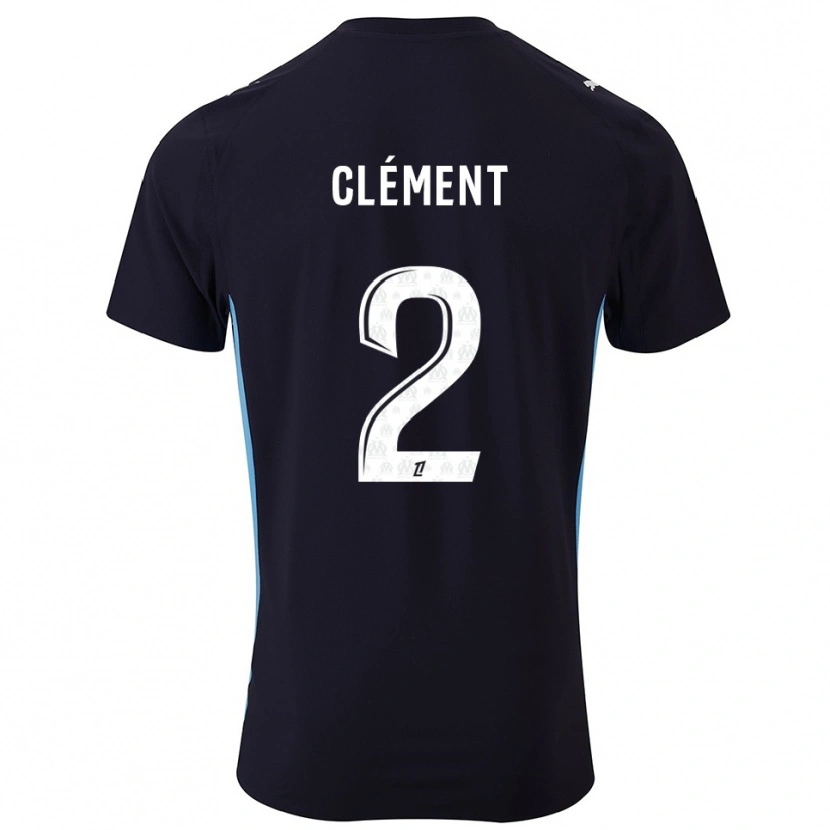 Danxen Dámské Mathis Clément #2 Černá Nebesky Modrá Daleko Hráčské Dresy 2025/26 Dres