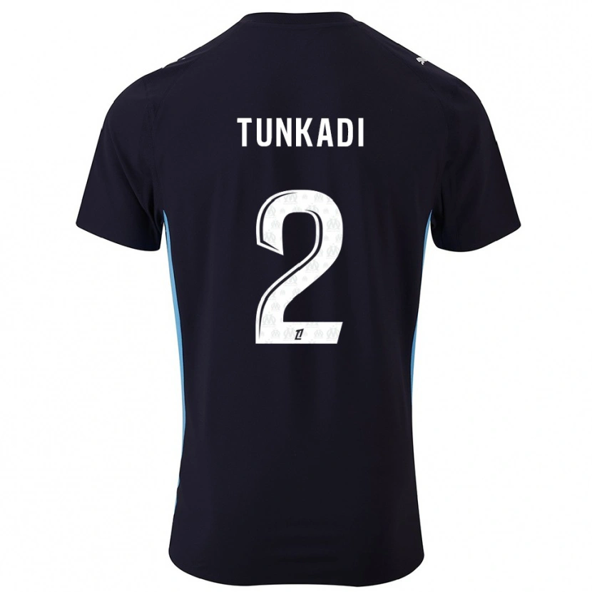Danxen Dámské Alexandre Tunkadi #2 Černá Nebesky Modrá Daleko Hráčské Dresy 2025/26 Dres