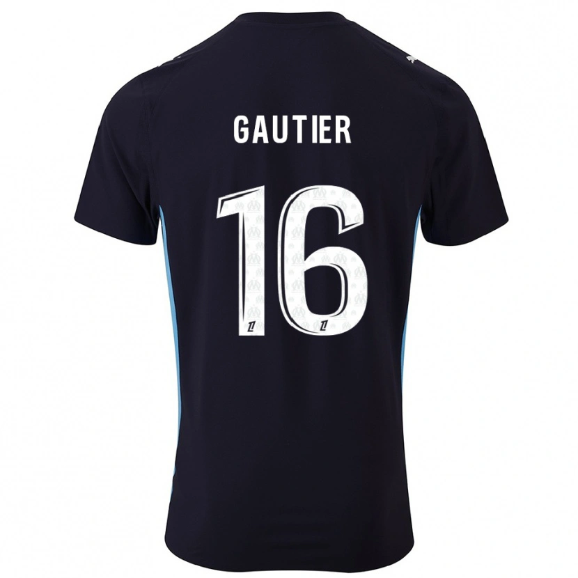 Danxen Dámské Elisa Gautier #16 Černá Nebesky Modrá Daleko Hráčské Dresy 2025/26 Dres