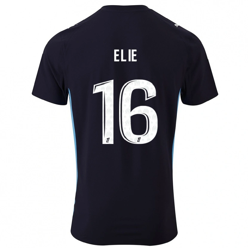 Danxen Dámské Anaïs Elie #16 Černá Nebesky Modrá Daleko Hráčské Dresy 2025/26 Dres