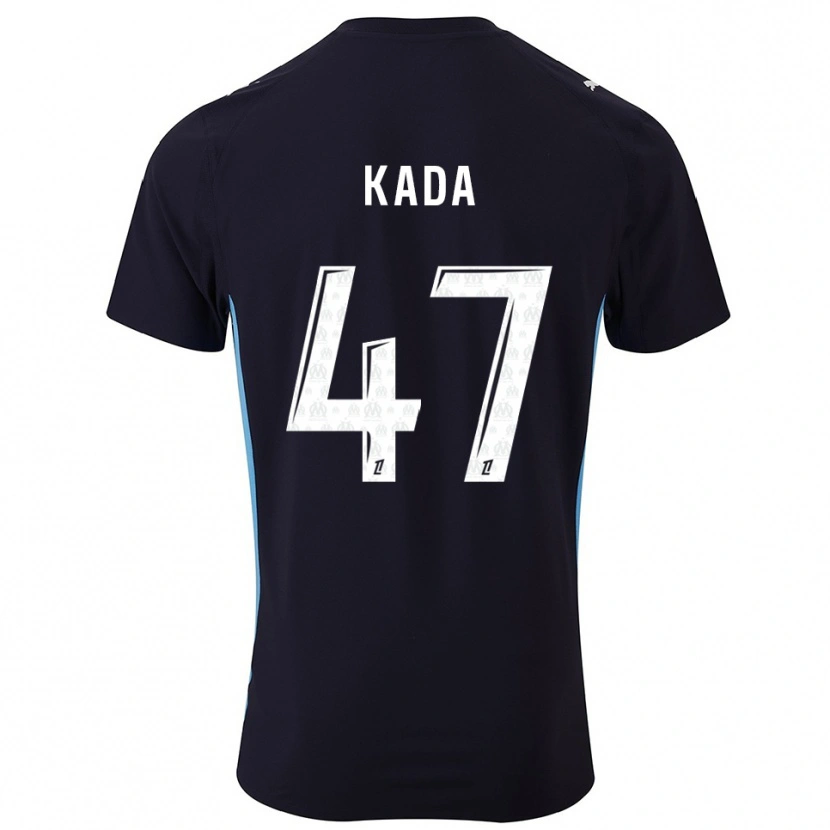 Danxen Dámské Joakim Kada #47 Černá Nebesky Modrá Daleko Hráčské Dresy 2025/26 Dres