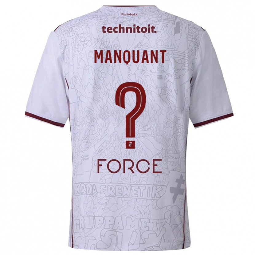 Danxen Dámské Joris Manquant #0 Bílá Burgundská Daleko Hráčské Dresy 2025/26 Dres