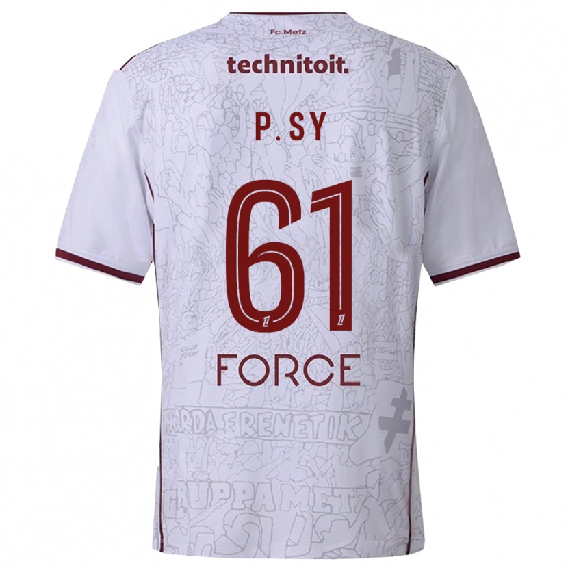 Danxen Dámské Pape Sy #61 Bílá Burgundská Daleko Hráčské Dresy 2025/26 Dres