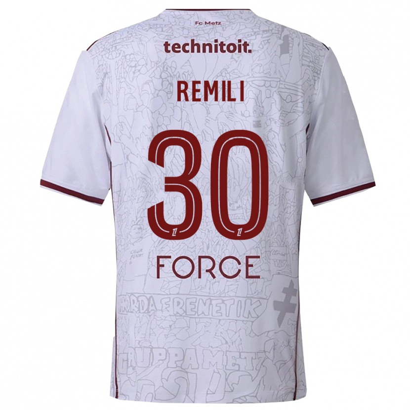 Danxen Dámské Célia Remili #30 Bílá Burgundská Daleko Hráčské Dresy 2025/26 Dres