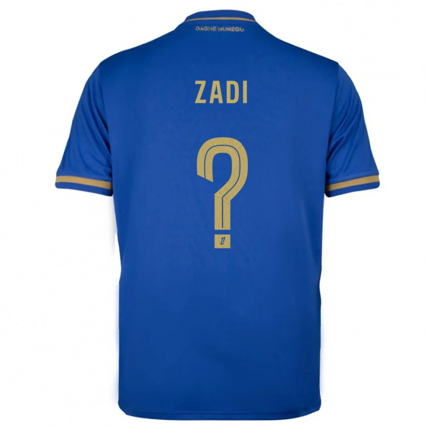 Danxen Dámské Alain Zadi #0 Modrá Zlatá Daleko Hráčské Dresy 2025/26 Dres