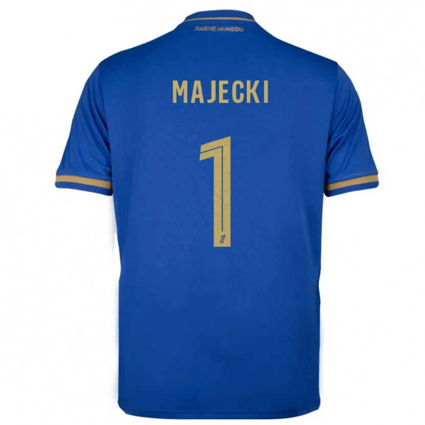 Danxen Dámské Radoslaw Majecki #1 Modrá Zlatá Daleko Hráčské Dresy 2025/26 Dres