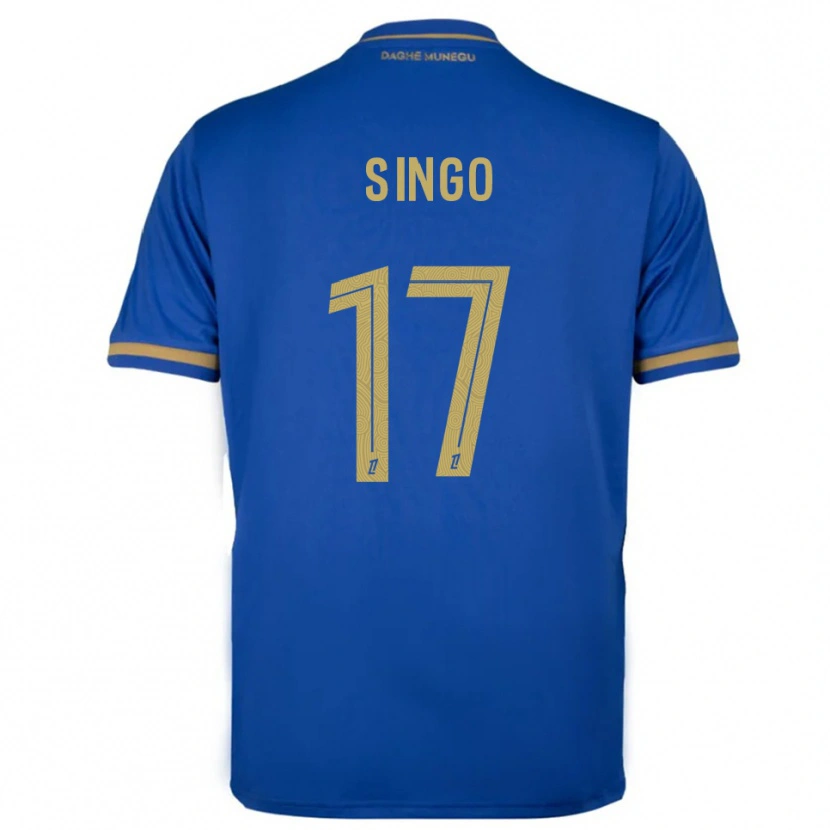 Danxen Dámské Wilfried Singo #17 Modrá Zlatá Daleko Hráčské Dresy 2025/26 Dres