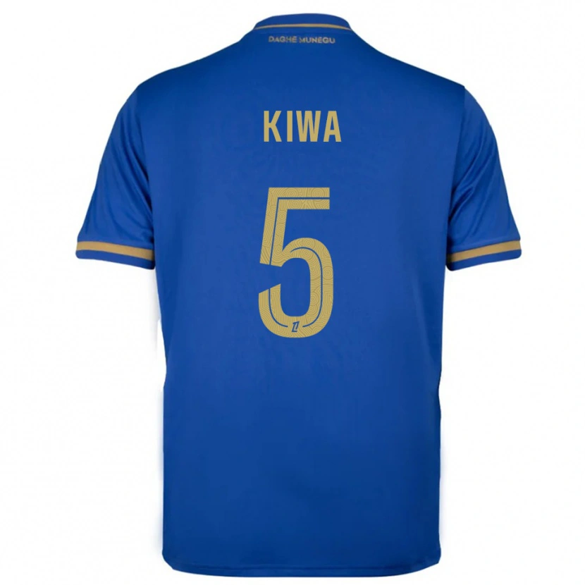 Danxen Dámské Bradel Kiwa #5 Modrá Zlatá Daleko Hráčské Dresy 2025/26 Dres