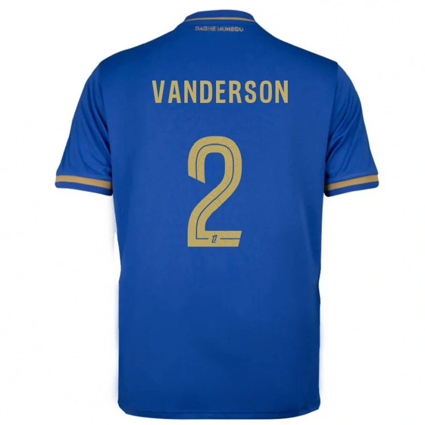 Danxen Dámské Vanderson #2 Modrá Zlatá Daleko Hráčské Dresy 2025/26 Dres