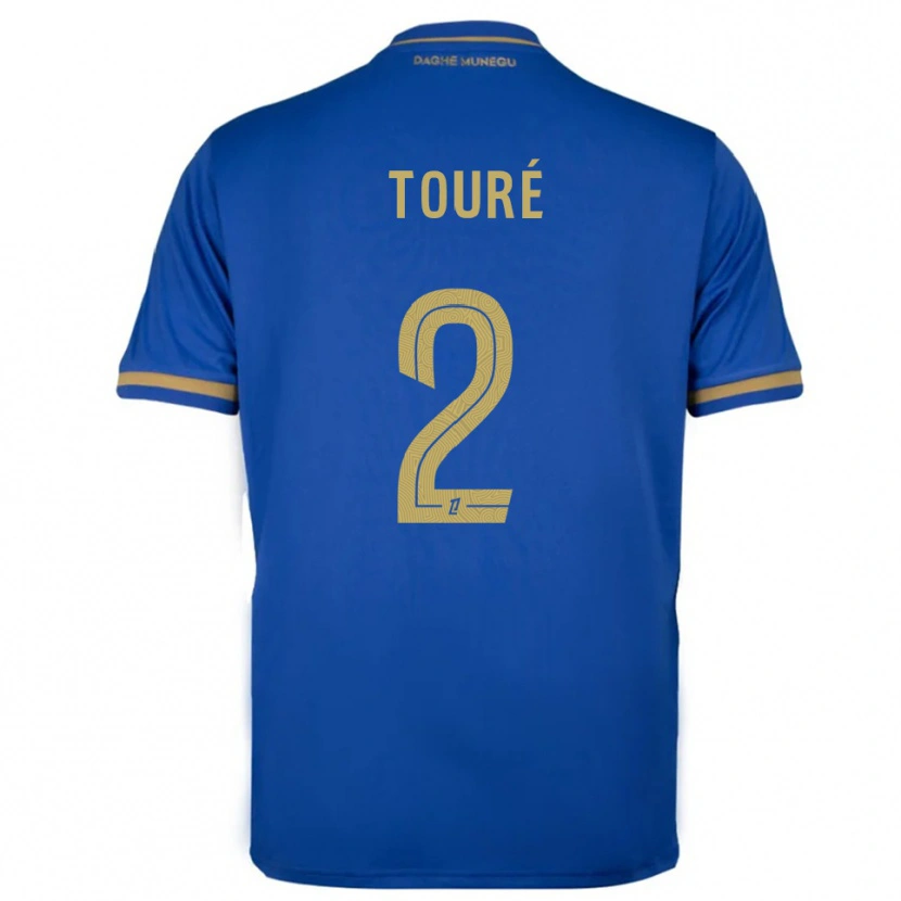 Danxen Dámské Ilane Touré #2 Modrá Zlatá Daleko Hráčské Dresy 2025/26 Dres