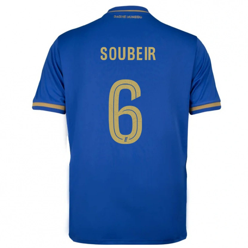 Danxen Dámské Anis Soubeir #6 Modrá Zlatá Daleko Hráčské Dresy 2025/26 Dres