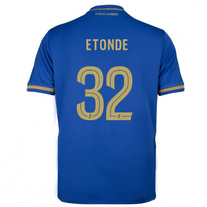 Danxen Dámské Romaric Etonde #32 Modrá Zlatá Daleko Hráčské Dresy 2025/26 Dres