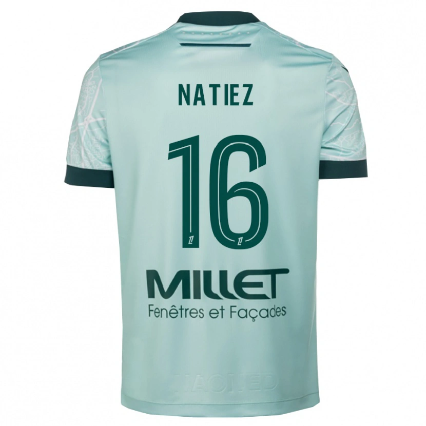 Danxen Dámské Stanislas Natiez #16 Zelená Bílá Daleko Hráčské Dresy 2025/26 Dres