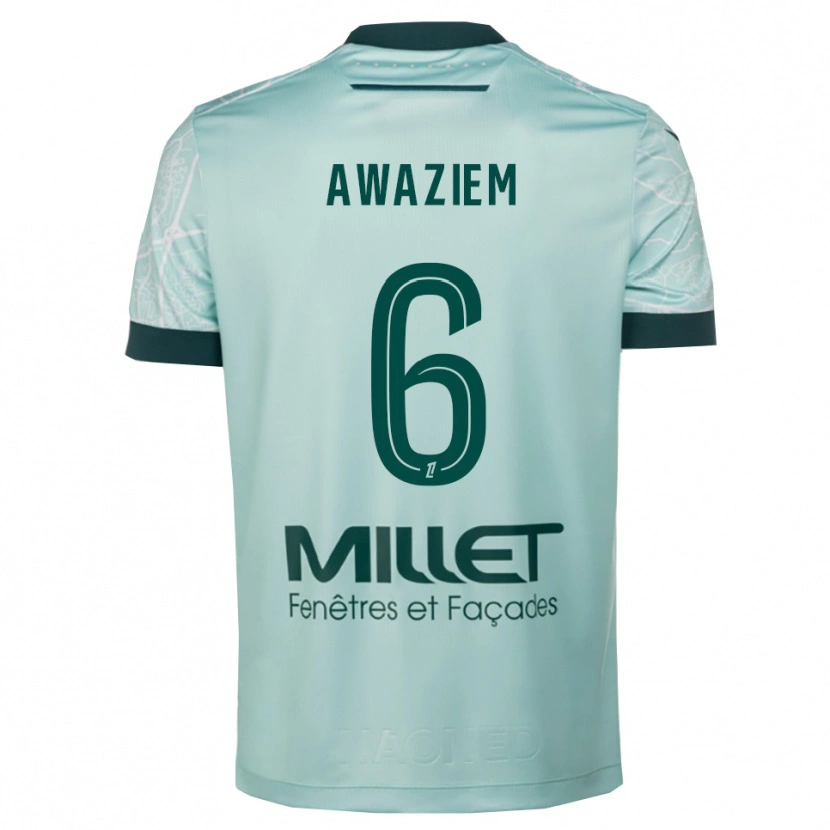Danxen Dámské Chidozie Awaziem #6 Zelená Bílá Daleko Hráčské Dresy 2025/26 Dres