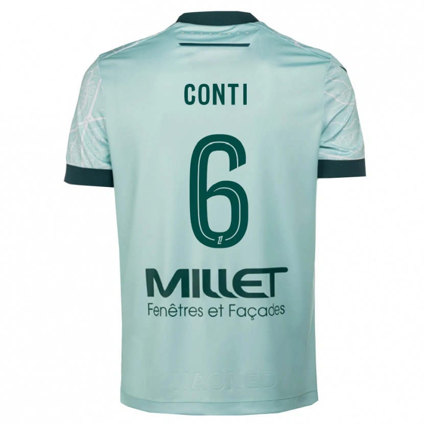 Danxen Dámské Alexandre Conti #6 Zelená Bílá Daleko Hráčské Dresy 2025/26 Dres