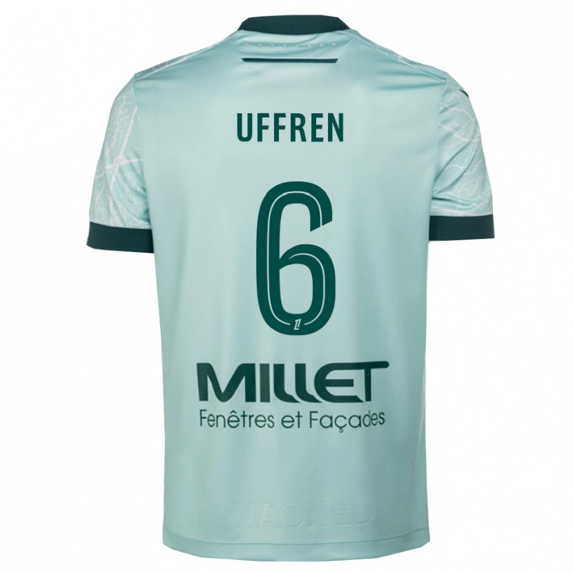 Danxen Dámské Manon Uffren #6 Zelená Bílá Daleko Hráčské Dresy 2025/26 Dres