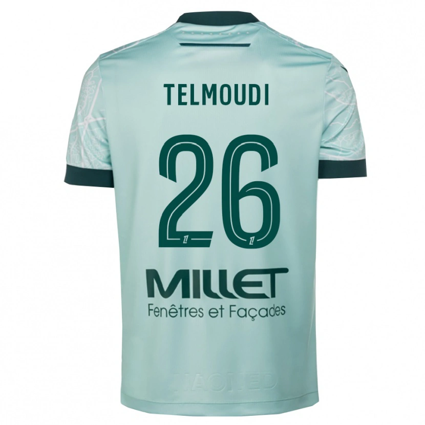 Danxen Dámské Naïm Telmoudi #26 Zelená Bílá Daleko Hráčské Dresy 2025/26 Dres