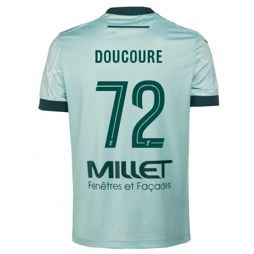 Danxen Dámské Sékou Doucouré #72 Zelená Bílá Daleko Hráčské Dresy 2025/26 Dres