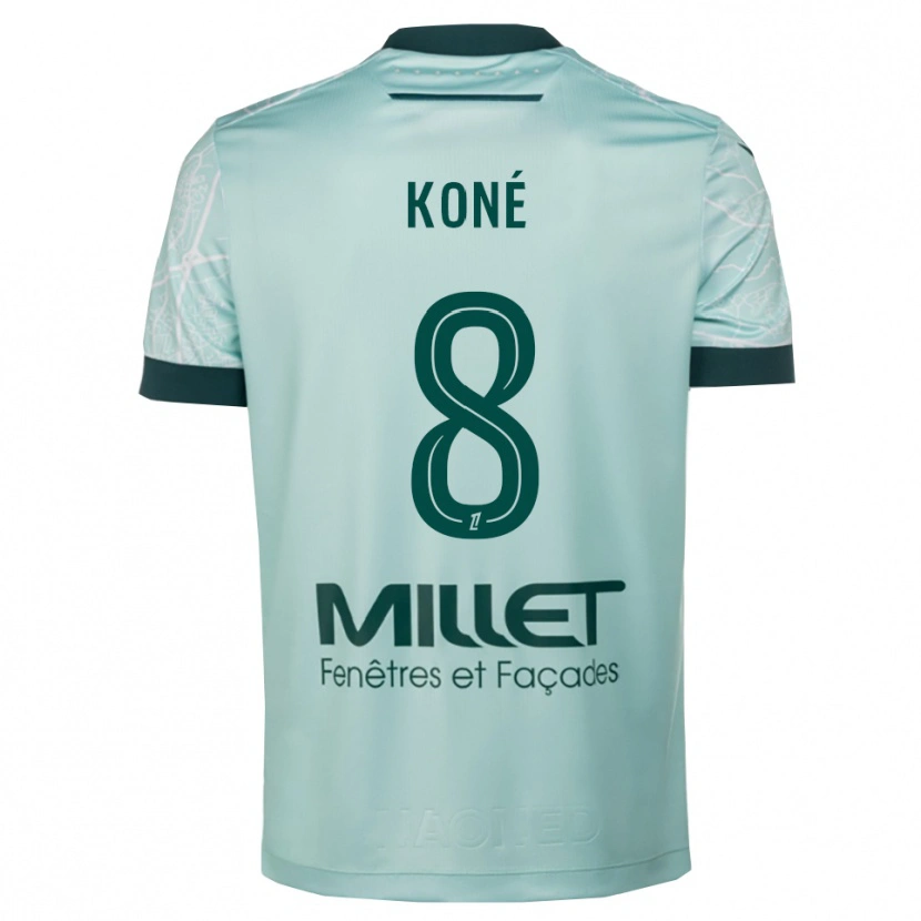 Danxen Dámské Kassoum Koné #8 Zelená Bílá Daleko Hráčské Dresy 2025/26 Dres