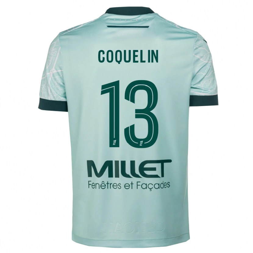 Danxen Dámské Francis Coquelin #13 Zelená Bílá Daleko Hráčské Dresy 2025/26 Dres