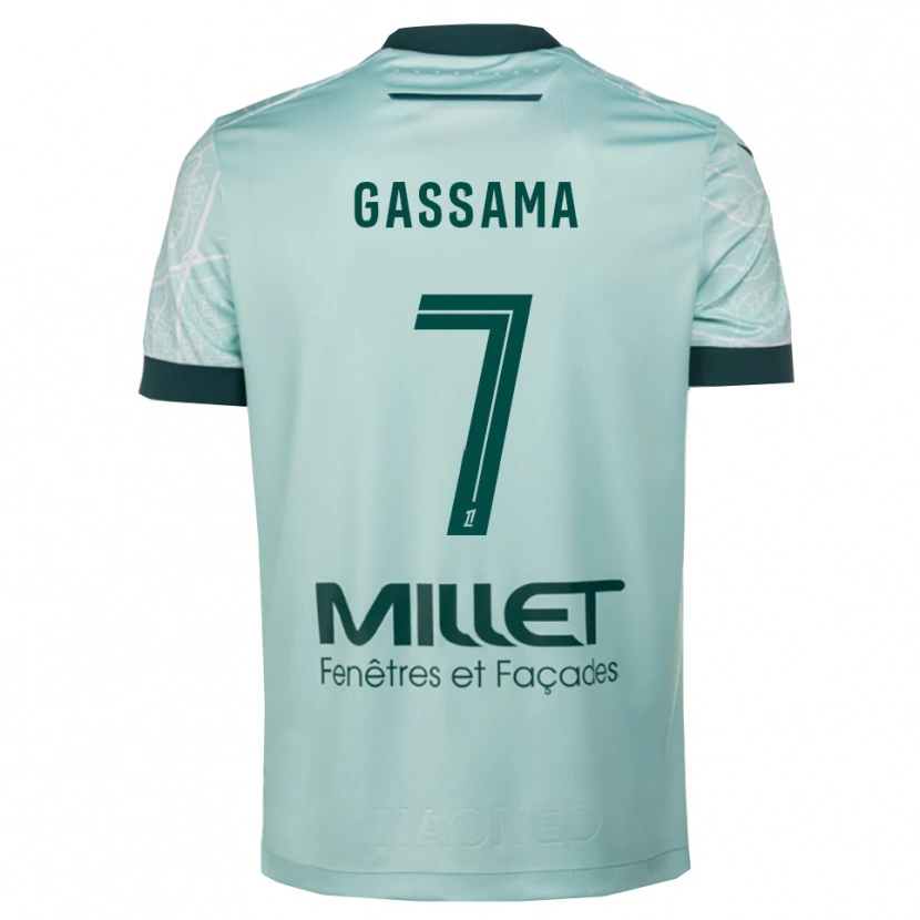 Danxen Dámské Heraba Gassama #7 Zelená Bílá Daleko Hráčské Dresy 2025/26 Dres