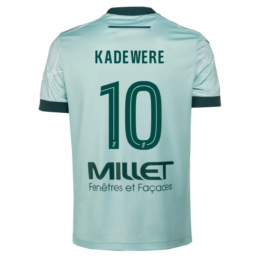Danxen Dámské Tino Kadewere #10 Zelená Bílá Daleko Hráčské Dresy 2025/26 Dres