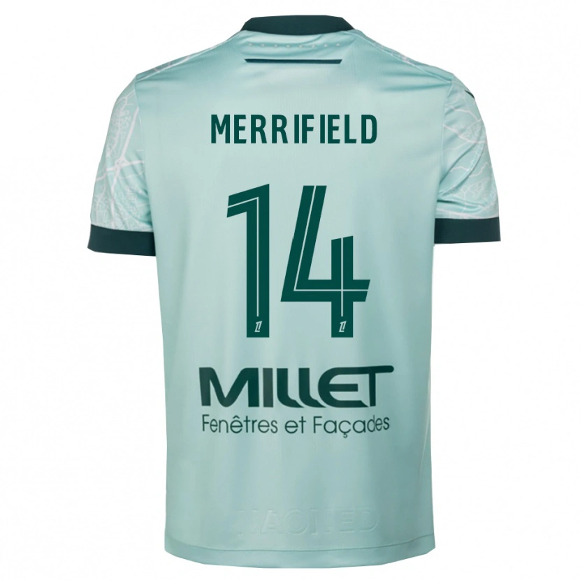 Danxen Dámské Loan Merrifield #14 Zelená Bílá Daleko Hráčské Dresy 2025/26 Dres