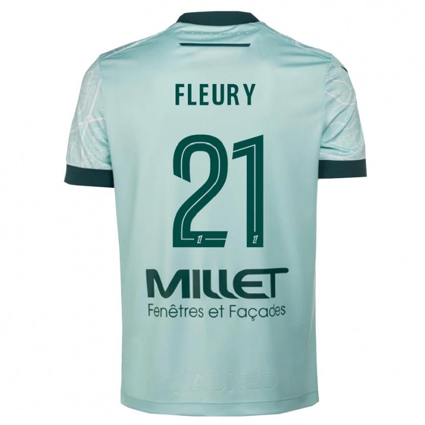 Danxen Dámské Louise Fleury #21 Zelená Bílá Daleko Hráčské Dresy 2025/26 Dres