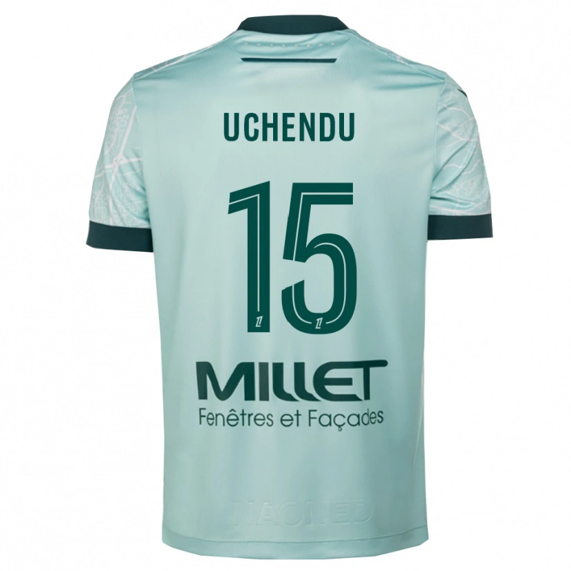 Danxen Dámské Chinaza Uchendu #15 Zelená Bílá Daleko Hráčské Dresy 2025/26 Dres