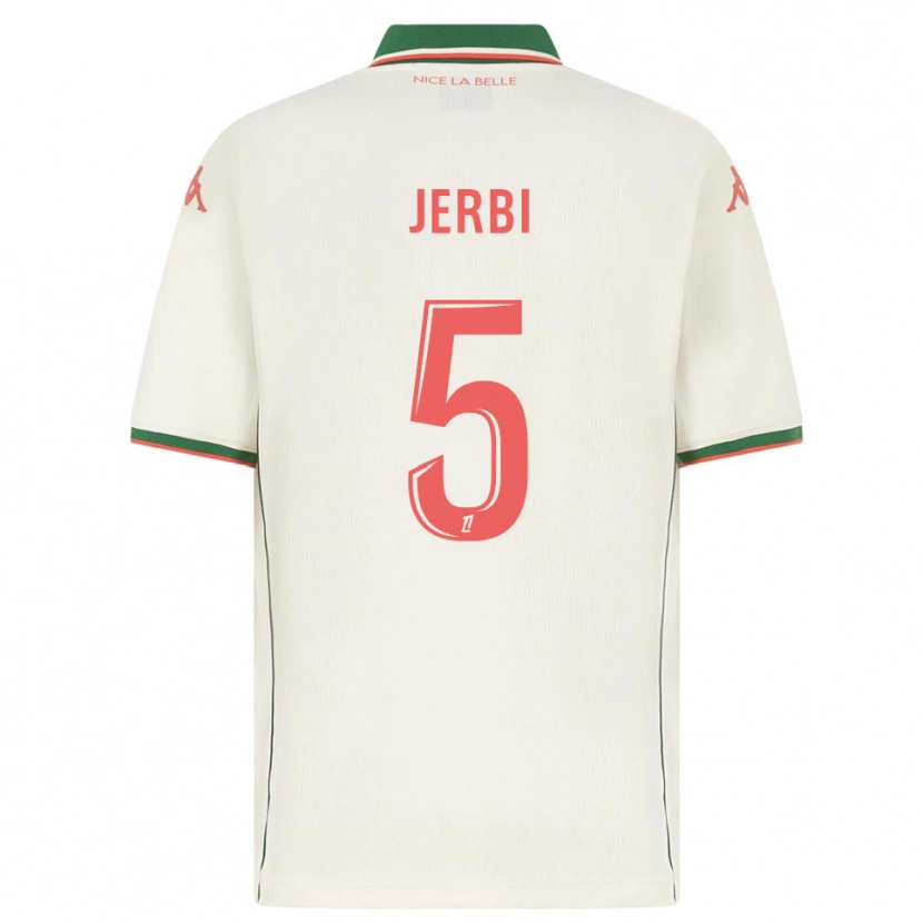 Danxen Dámské Rayan Jerbi #5 Bílá Zelená Daleko Hráčské Dresy 2025/26 Dres