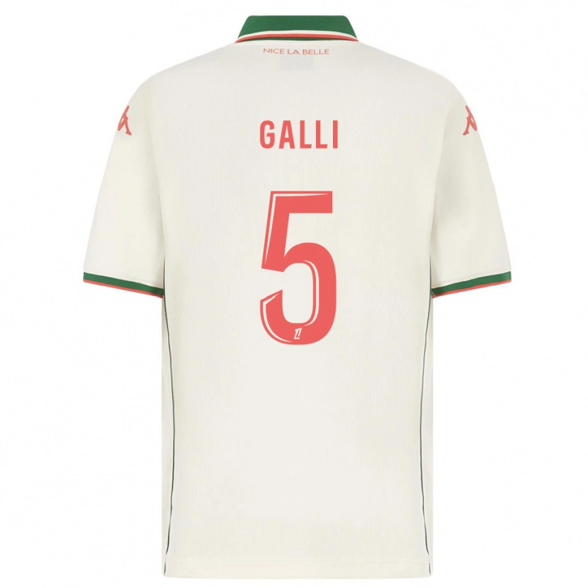 Danxen Dámské Clara Galli #5 Bílá Zelená Daleko Hráčské Dresy 2025/26 Dres