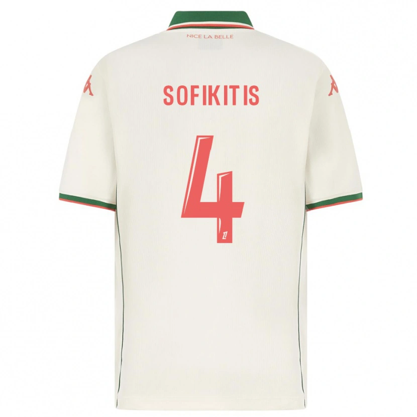 Danxen Dámské Yanis Sofikitis #4 Bílá Zelená Daleko Hráčské Dresy 2025/26 Dres