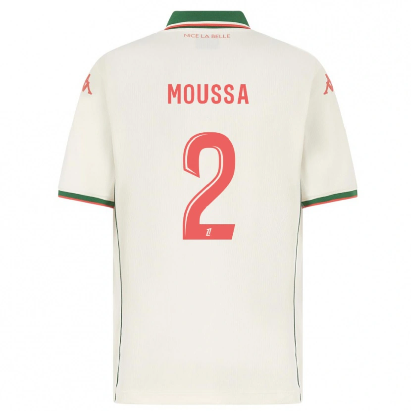 Danxen Dámské Mounir Moussa #2 Bílá Zelená Daleko Hráčské Dresy 2025/26 Dres