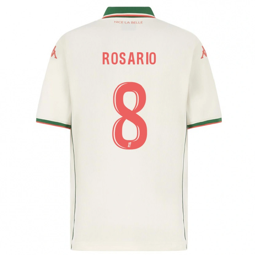 Danxen Dámské Pablo Rosario #8 Bílá Zelená Daleko Hráčské Dresy 2025/26 Dres