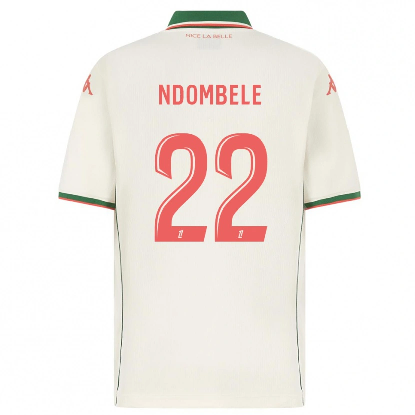 Danxen Dámské Tanguy Ndombélé #22 Bílá Zelená Daleko Hráčské Dresy 2025/26 Dres