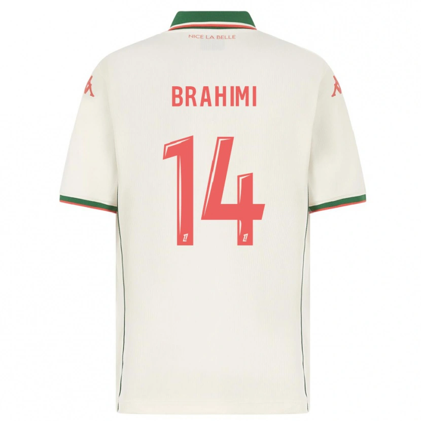 Danxen Dámské Billal Brahimi #14 Bílá Zelená Daleko Hráčské Dresy 2025/26 Dres
