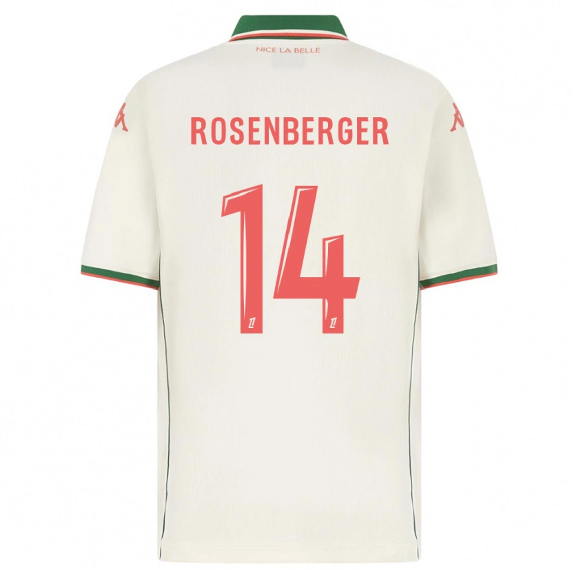 Danxen Dámské Léa Rosenberger #14 Bílá Zelená Daleko Hráčské Dresy 2025/26 Dres