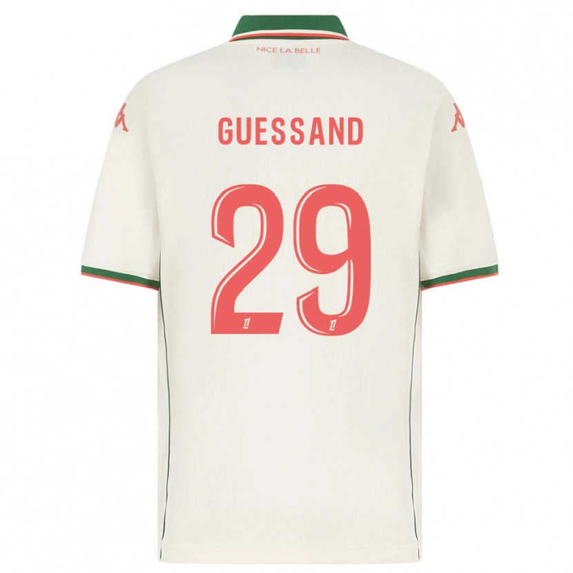 Danxen Dámské Evann Guessand #29 Bílá Zelená Daleko Hráčské Dresy 2025/26 Dres