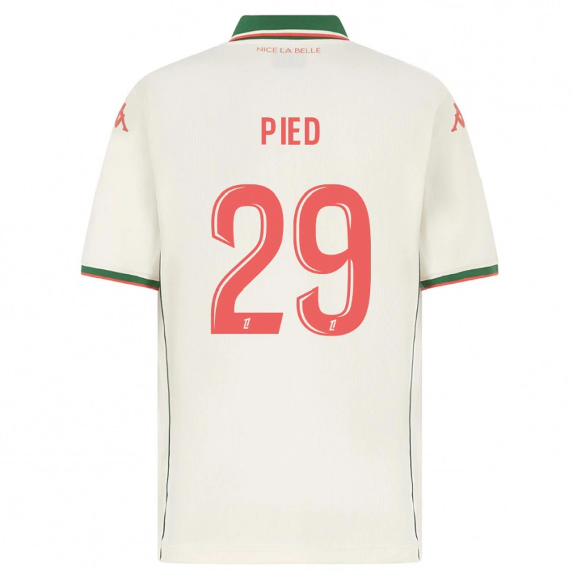 Danxen Dámské Jérémy Pied #29 Bílá Zelená Daleko Hráčské Dresy 2025/26 Dres
