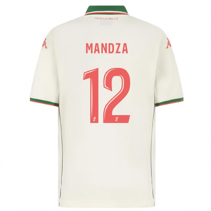 Danxen Dámské Xavier Mandza #12 Bílá Zelená Daleko Hráčské Dresy 2025/26 Dres