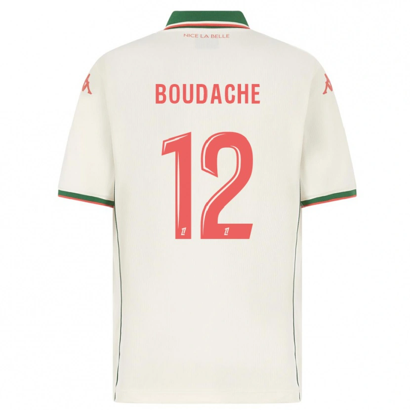 Danxen Dámské Kaïl Boudache #12 Bílá Zelená Daleko Hráčské Dresy 2025/26 Dres