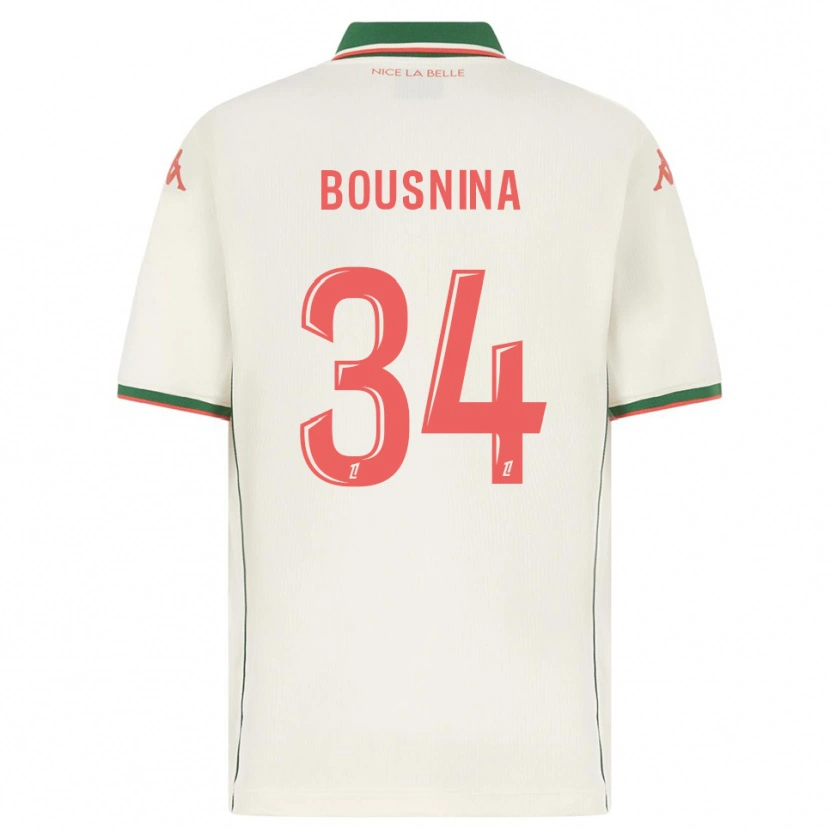 Danxen Dámské Farès Bousnina #34 Bílá Zelená Daleko Hráčské Dresy 2025/26 Dres