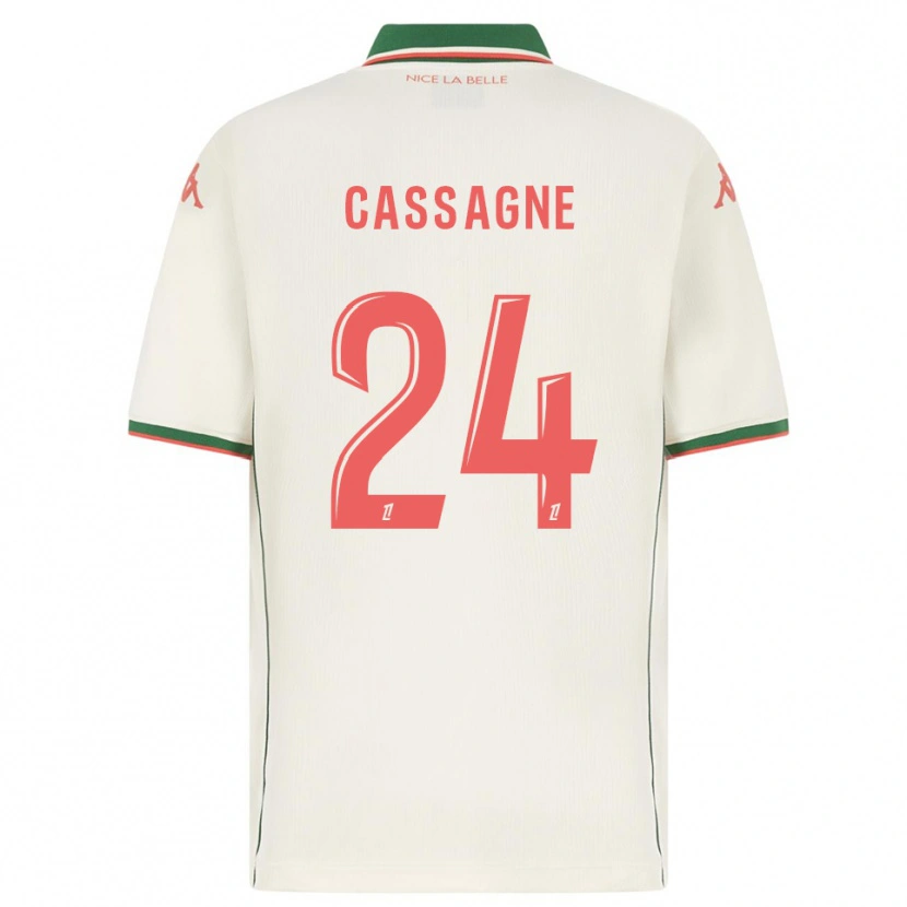 Danxen Dámské Léa Cassagne #24 Bílá Zelená Daleko Hráčské Dresy 2025/26 Dres