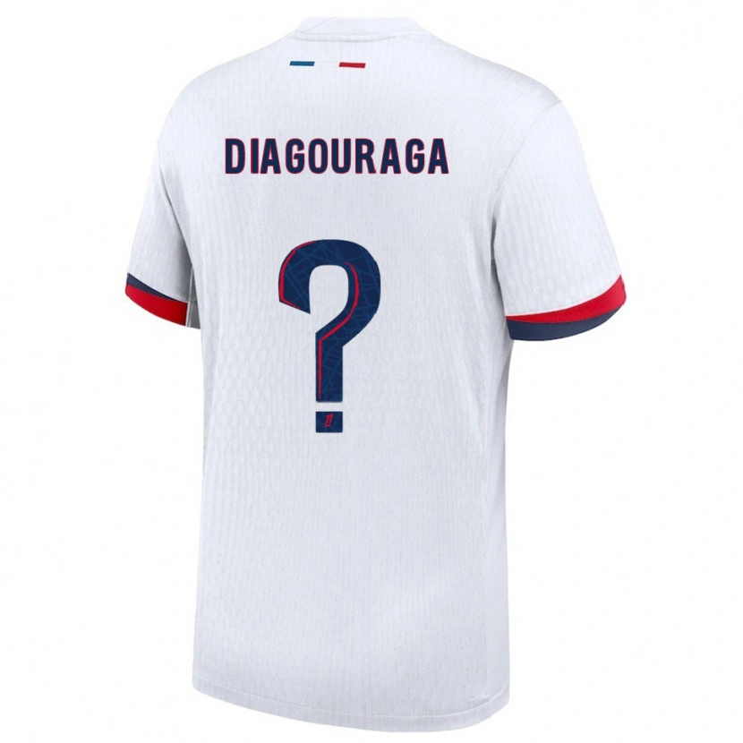 Danxen Dámské Toumani Diagouraga #0 Bílá Červená Daleko Hráčské Dresy 2025/26 Dres