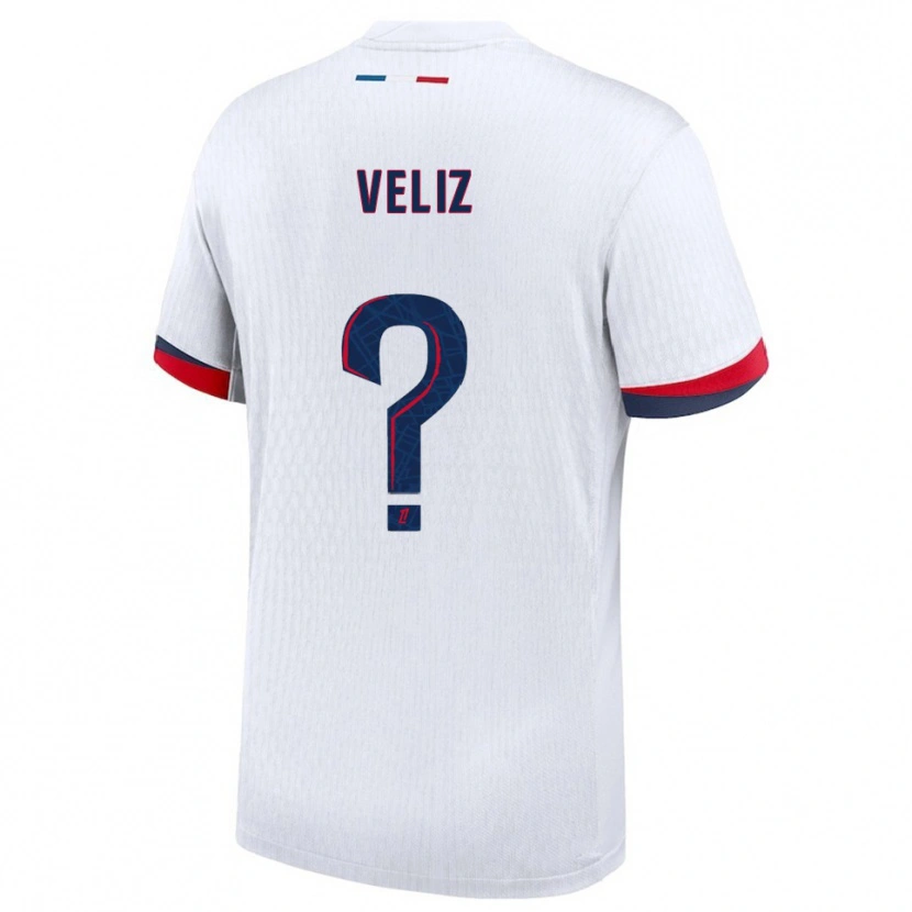 Danxen Dámské Nehemiah Fernandez Veliz #0 Bílá Červená Daleko Hráčské Dresy 2025/26 Dres
