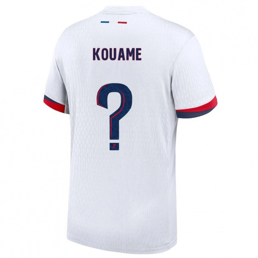 Danxen Dámské Kelly Kouame #0 Bílá Červená Daleko Hráčské Dresy 2025/26 Dres